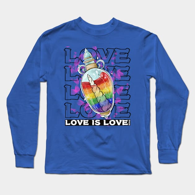 Orgullo Gay - El amor es amor Long Sleeve T-Shirt by KyasSan